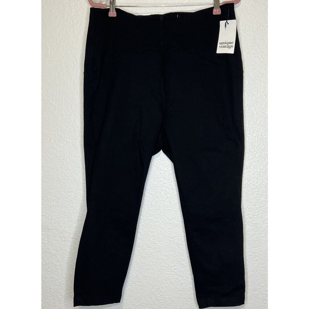 Unique Vintage High Waist Capri Cigarette Pants XL/16 NWT
